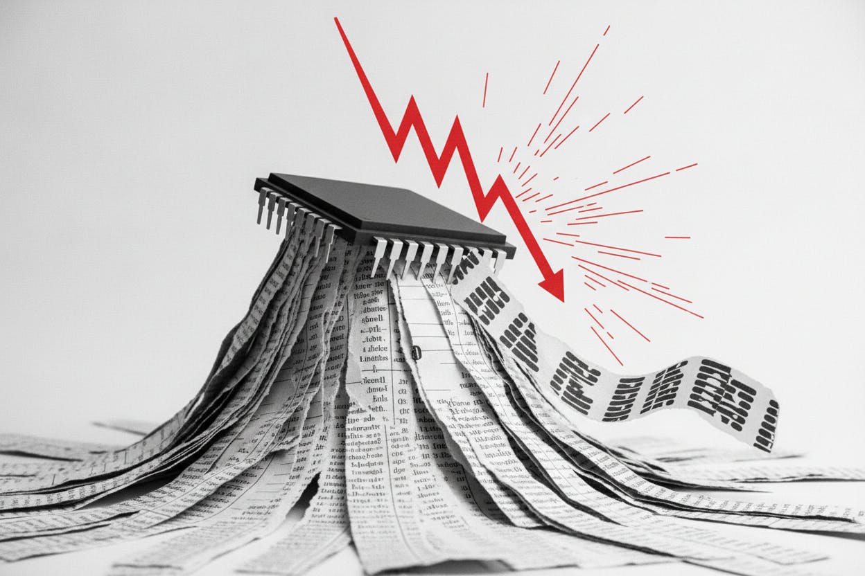 AI Trade Cools: Chip Stocks Slide, Nasdaq Drops 1.19% as Selloff Spreads