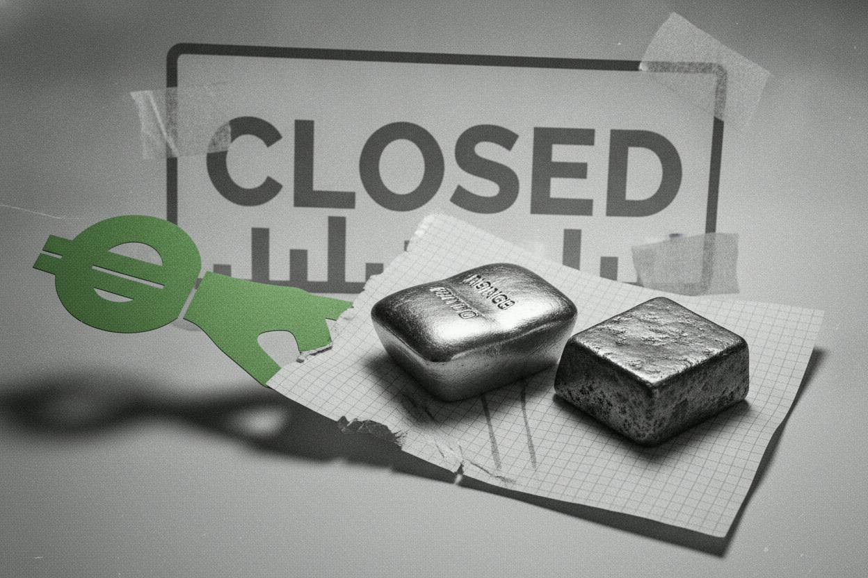 Aluminum and copper slide as dollar strength and China holiday weigh