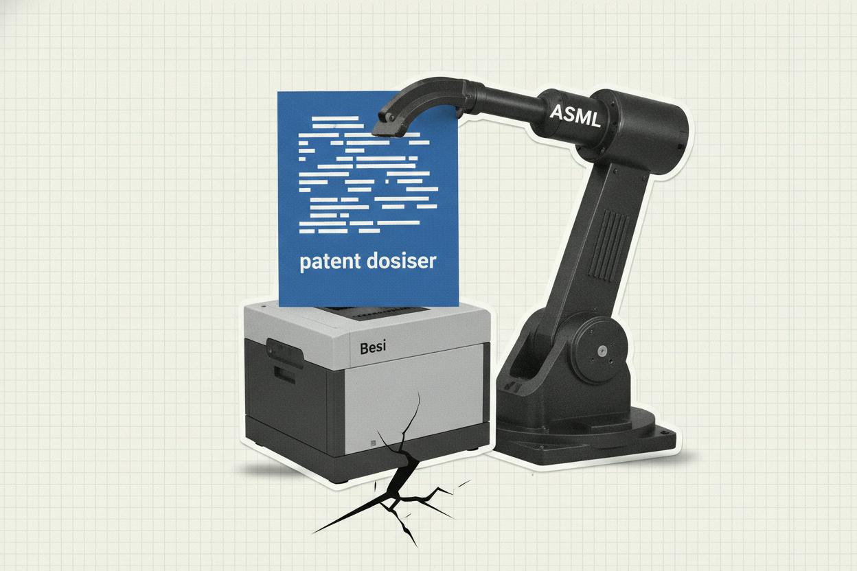 ASML patent hints at hybrid bonding, Besi shares slide 3%