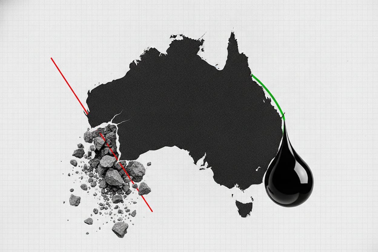 ASX 200 Drops 1% as Iron Ore Weakness Overpowers Oil-Led Energy Rally