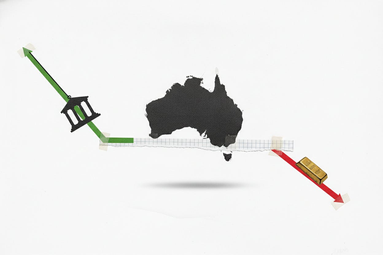 ASX banks rise on rate-hike bets but gold miners drag market flat