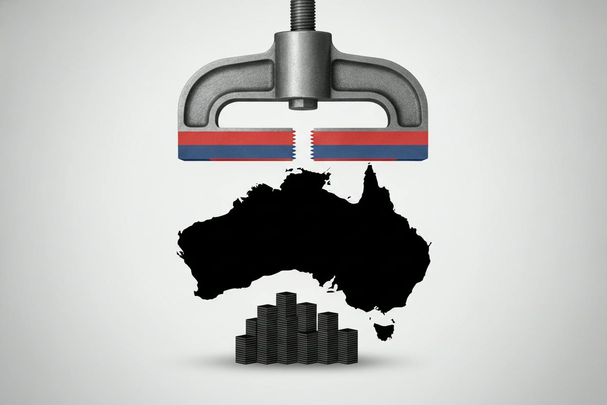 Australian business confidence slides to -13 as costs bite