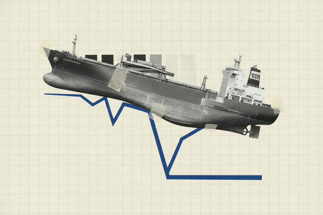 Baltic Dry Index slides 14% as capesize shipping rates weaken