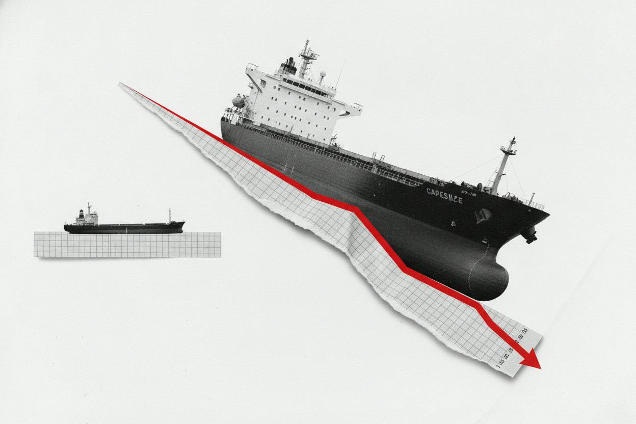 Baltic Dry Index slides to two-month low as capesize rates keep falling