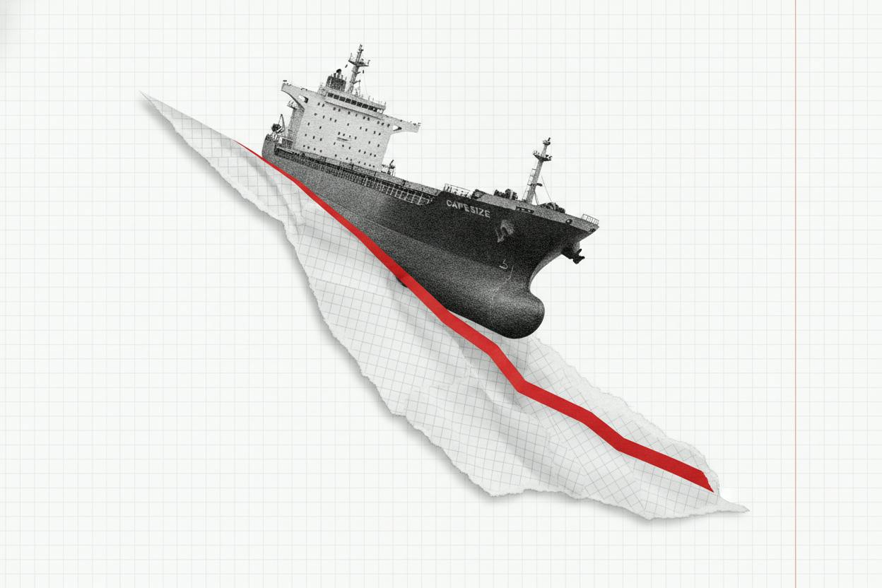 Baltic Dry Index Slips to 2,973 as Capesize Rates Cool