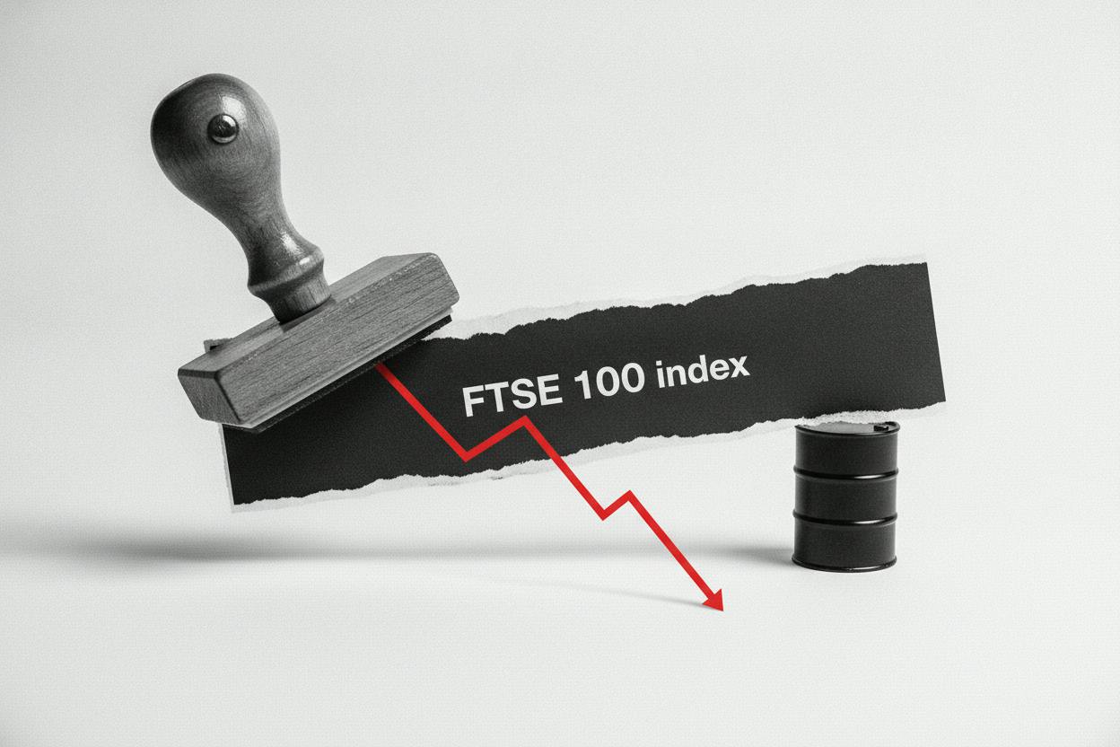 Banks drag FTSE 100 lower as oil tops $100 and Shell shines