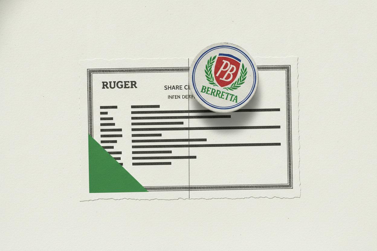 Beretta parent bids $44.80 a share to lift Ruger stake to 25%