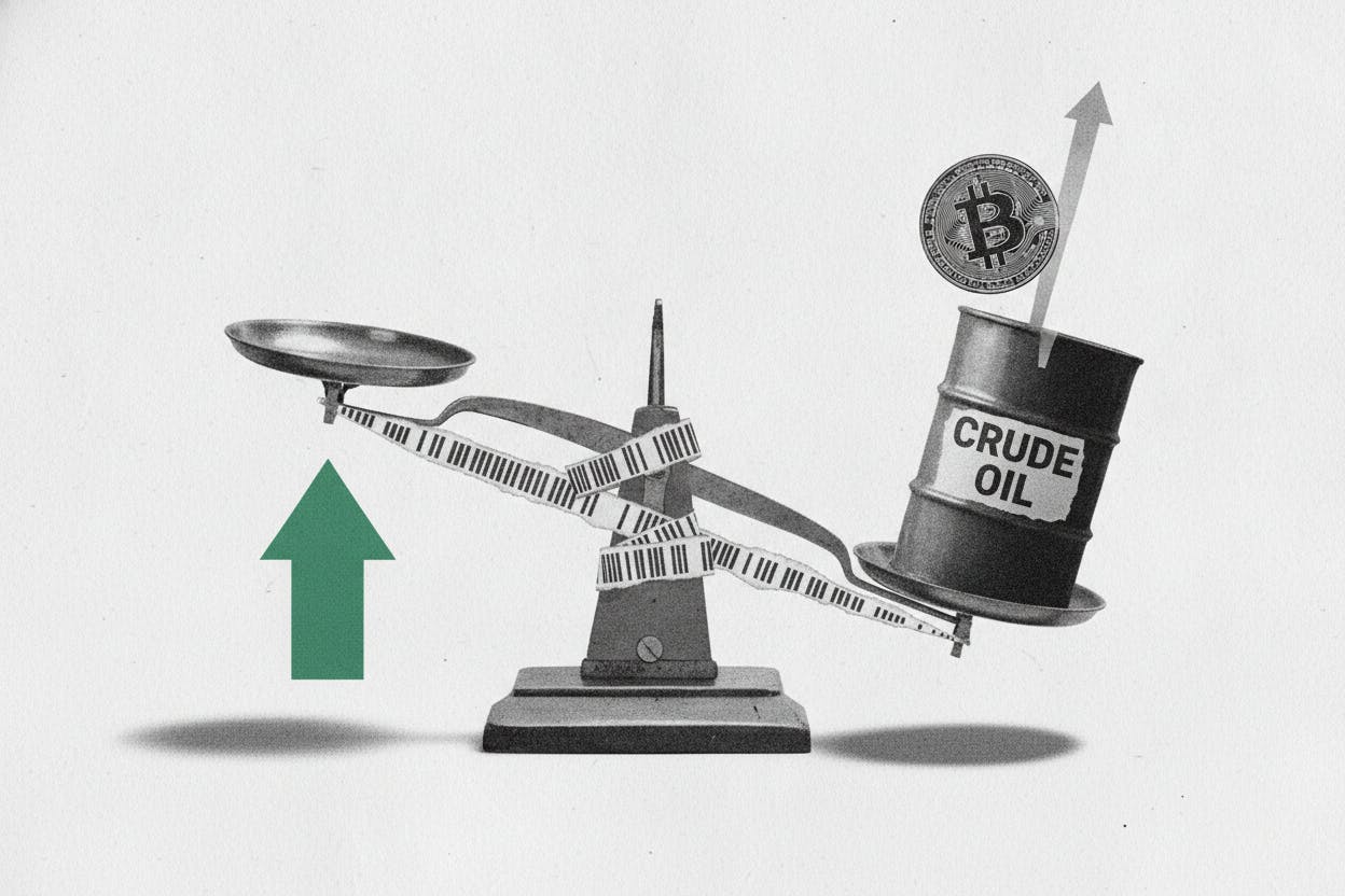 Bitcoin rises as oil and bond yields pressure US stocks