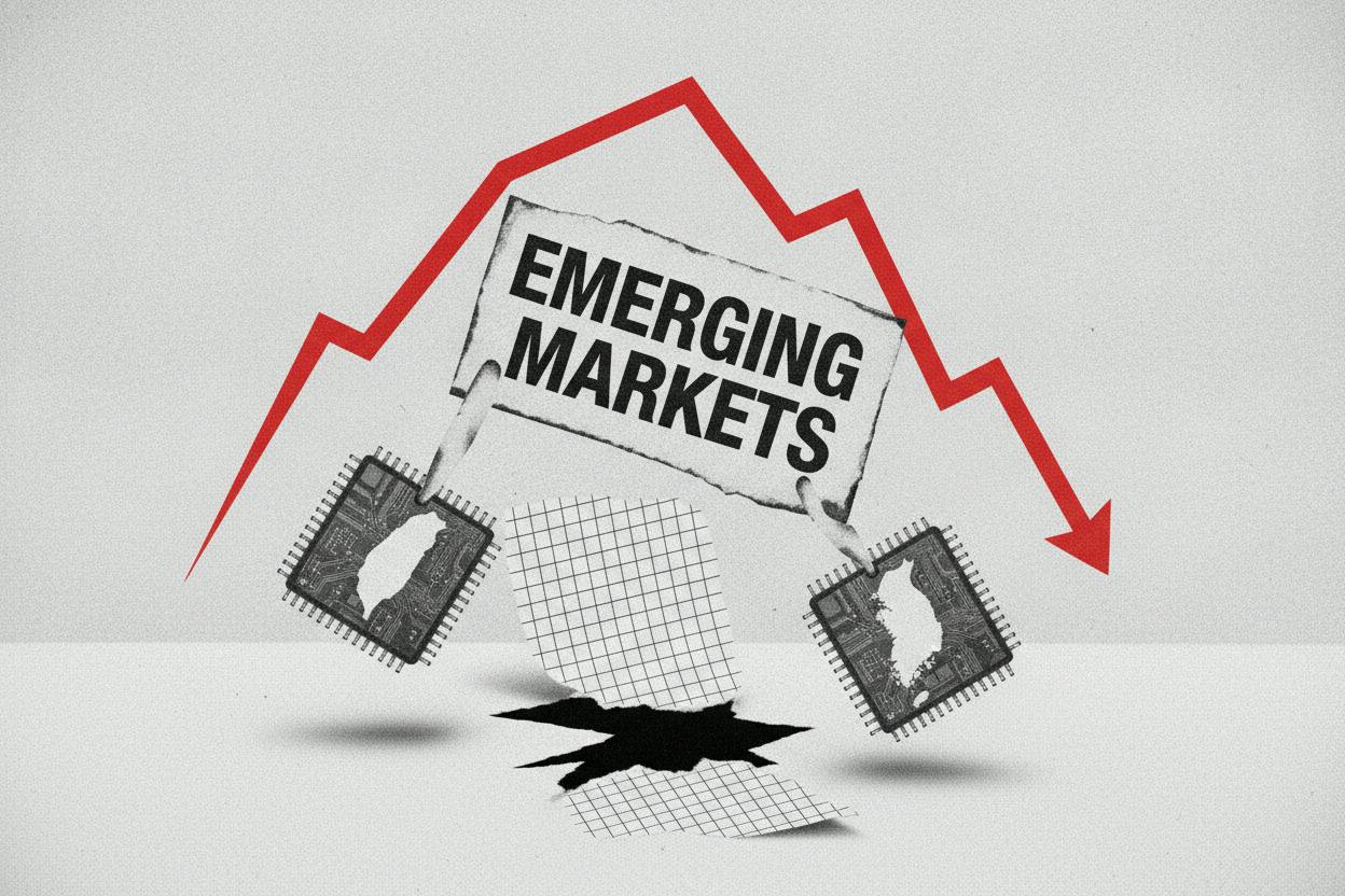 Chip selloff in South Korea and Taiwan drags MSCI emerging markets index to two-month low