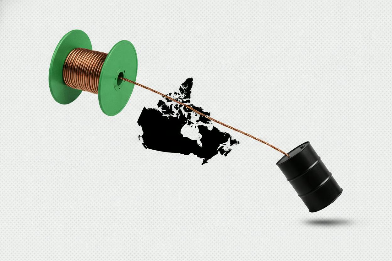 Copper rally lifts TSX materials, but energy slide keeps index flat
