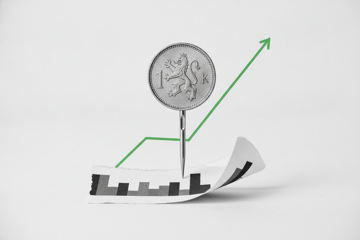 Czech crown steady as CNB holds rates, signals possible autumn hike
