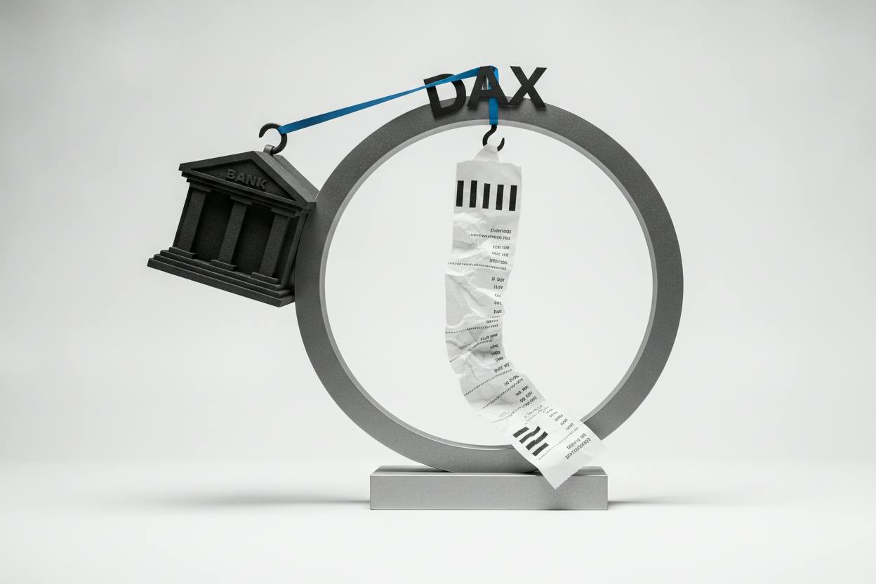 DAX edges up on Deutsche Bank earnings despite weak German consumer mood
