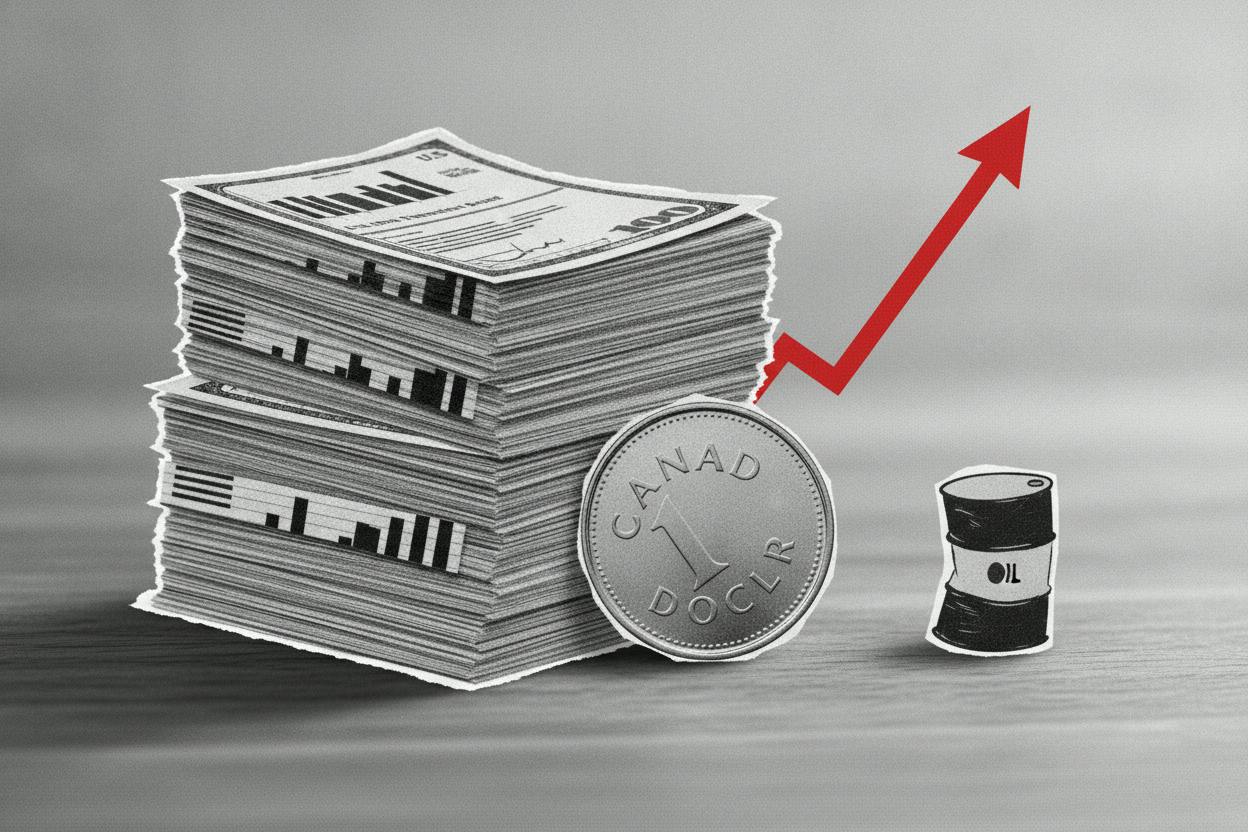 Dollar firms against loonie as Treasury yields rise and oil slips