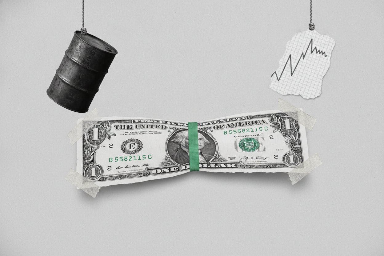 Dollar Steadies as Iran Tensions Lift Oil, Soft US Inflation Eases Rate Hike Fears