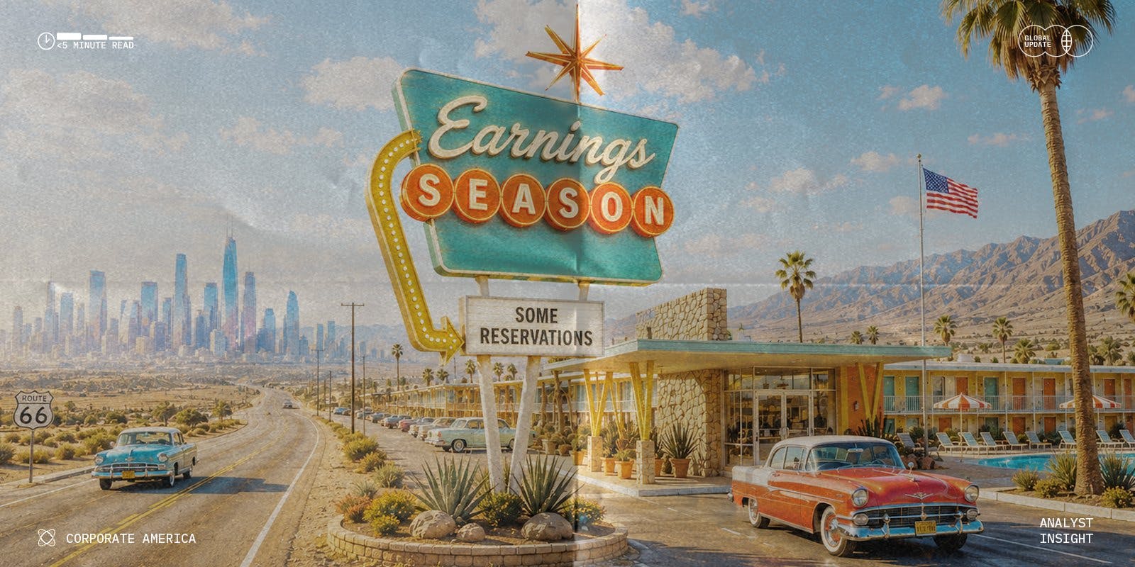 Earnings season shines, but AI expectations keep rising
