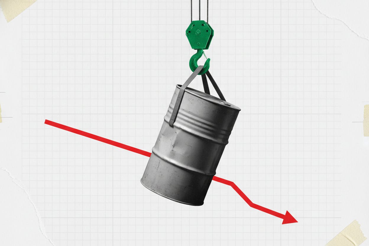 Energy stocks climb as oil prices dip amid US-Iran tensions