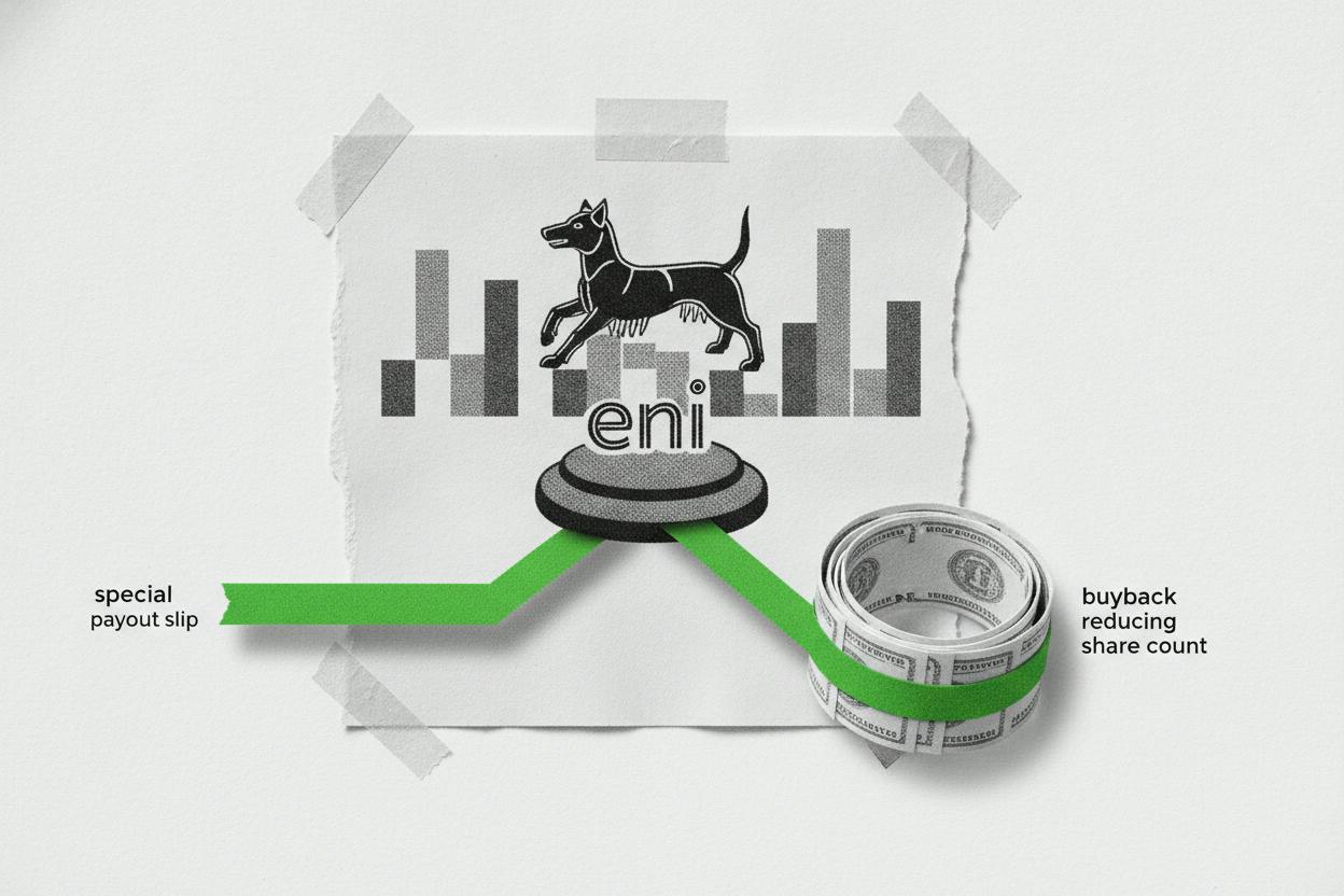 Eni boosts shareholder payouts after profit more than doubles