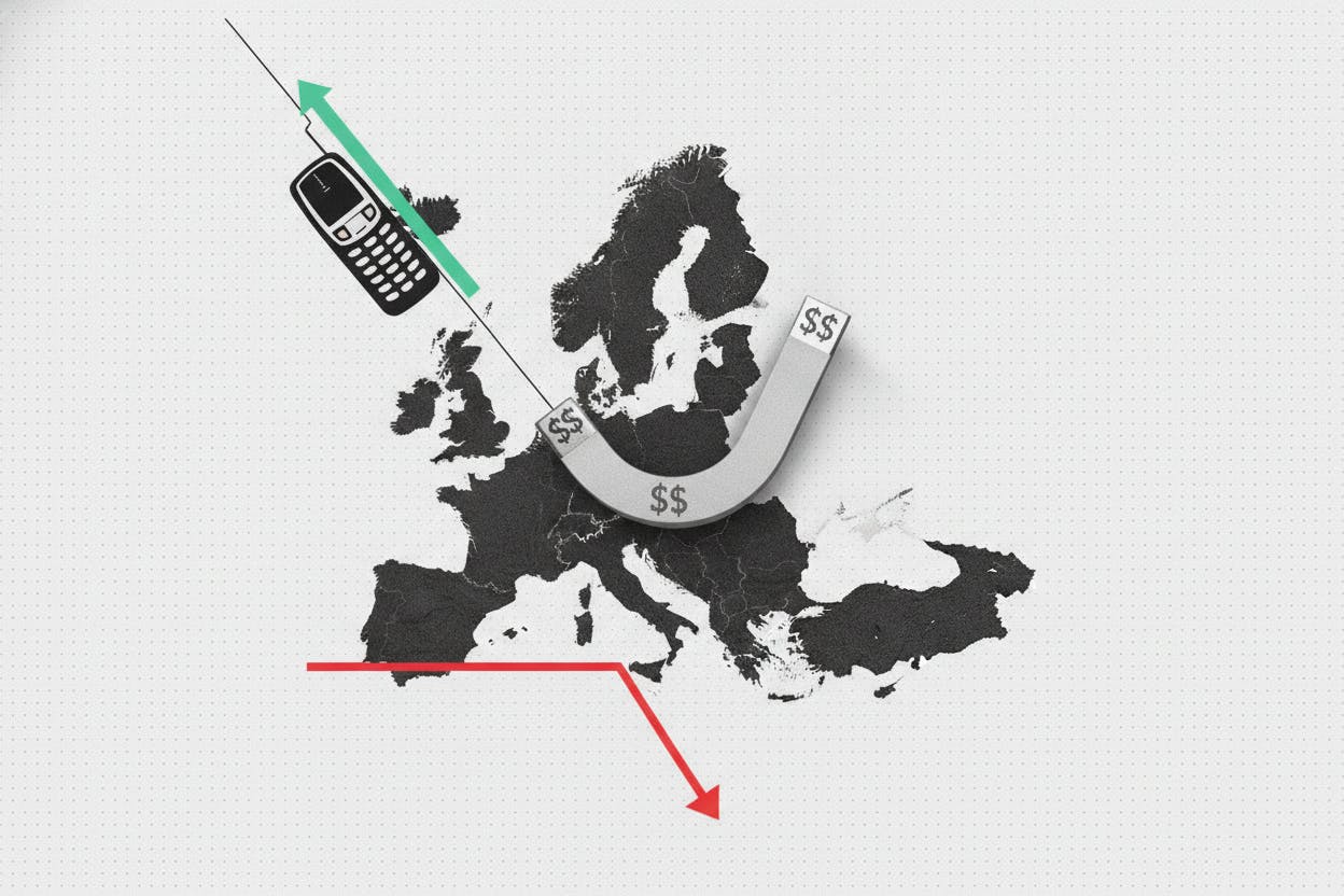 European ADRs slip as Nokia jumps 6.5%, Endava drops 6.2%