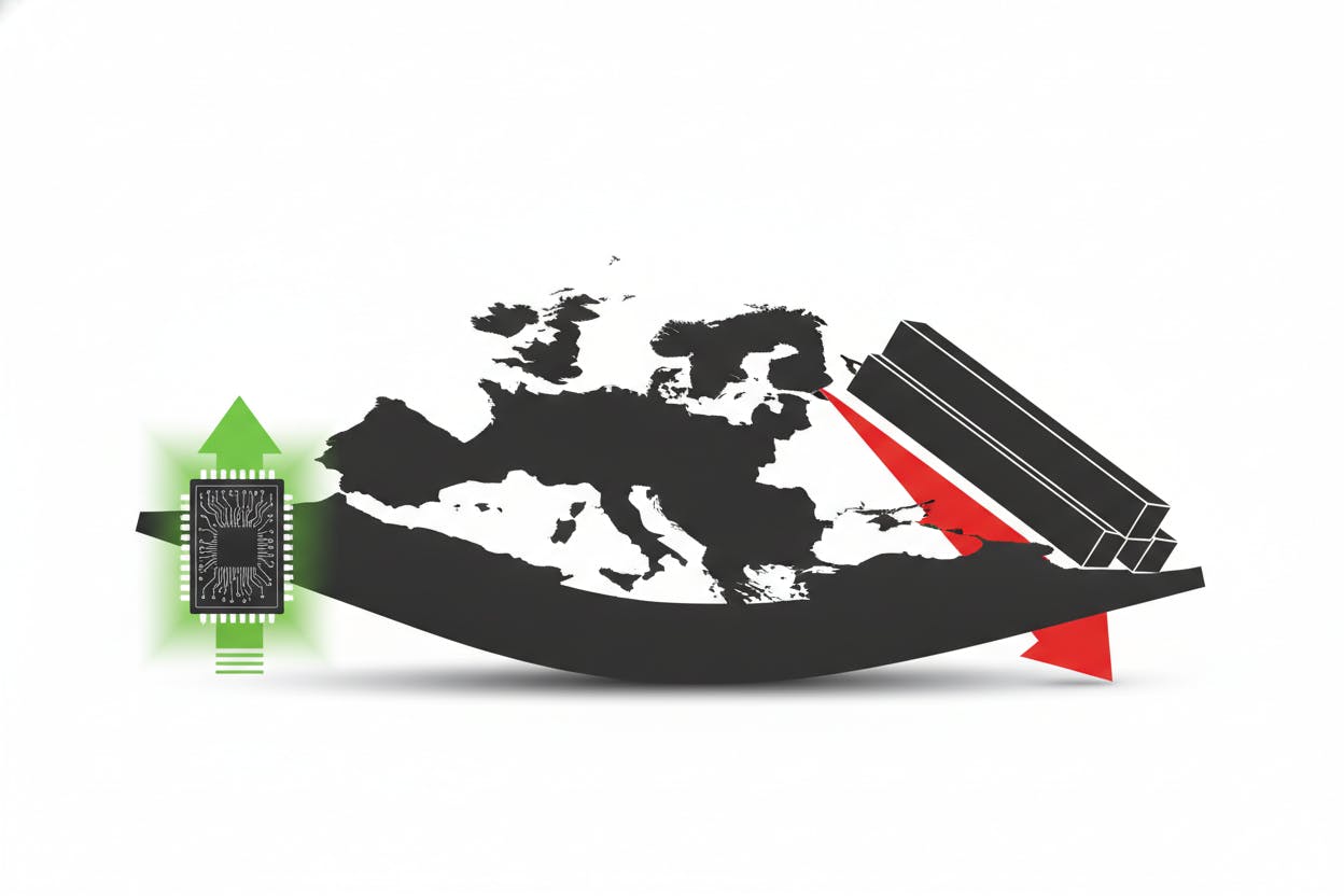 European Stocks Flat as Tech Gains Offset by Construction Slide; ECB Sintra in Focus
