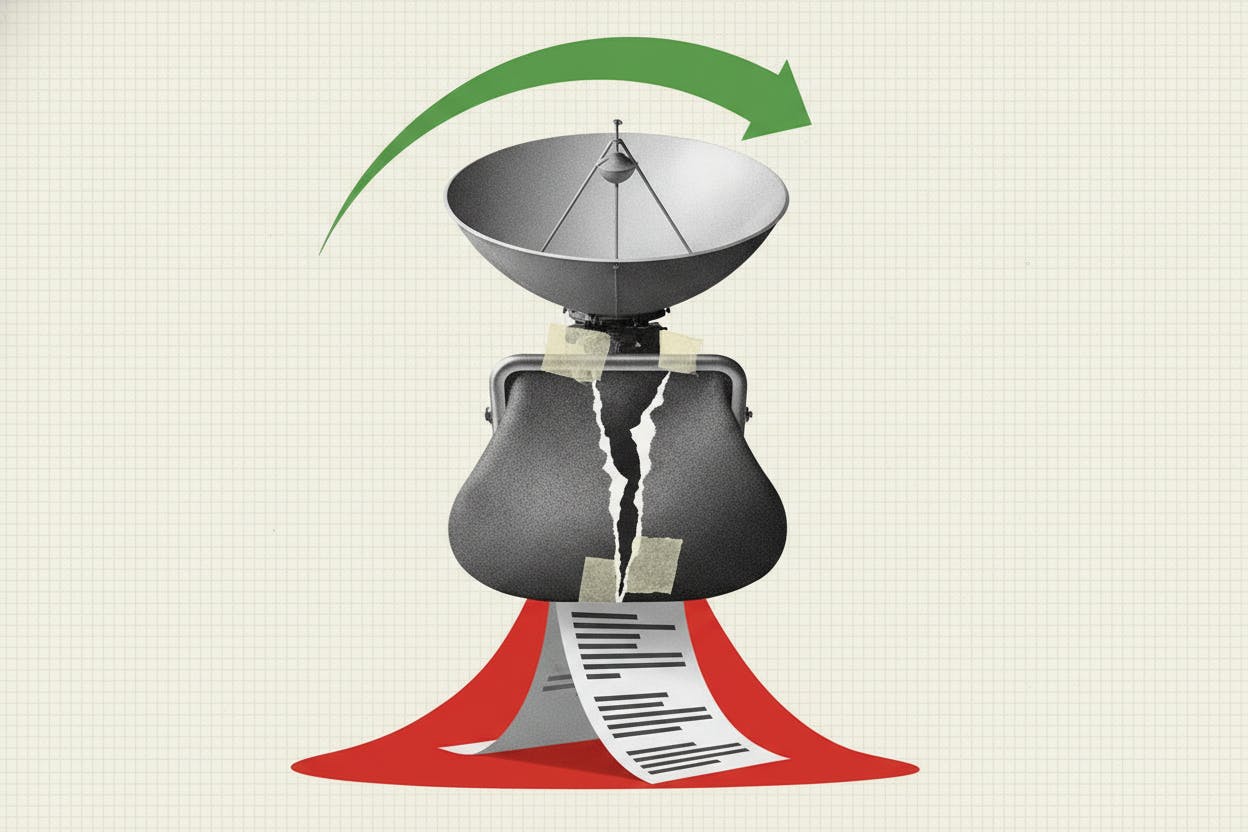 Eutelsat beats revenue forecasts but stays in the red