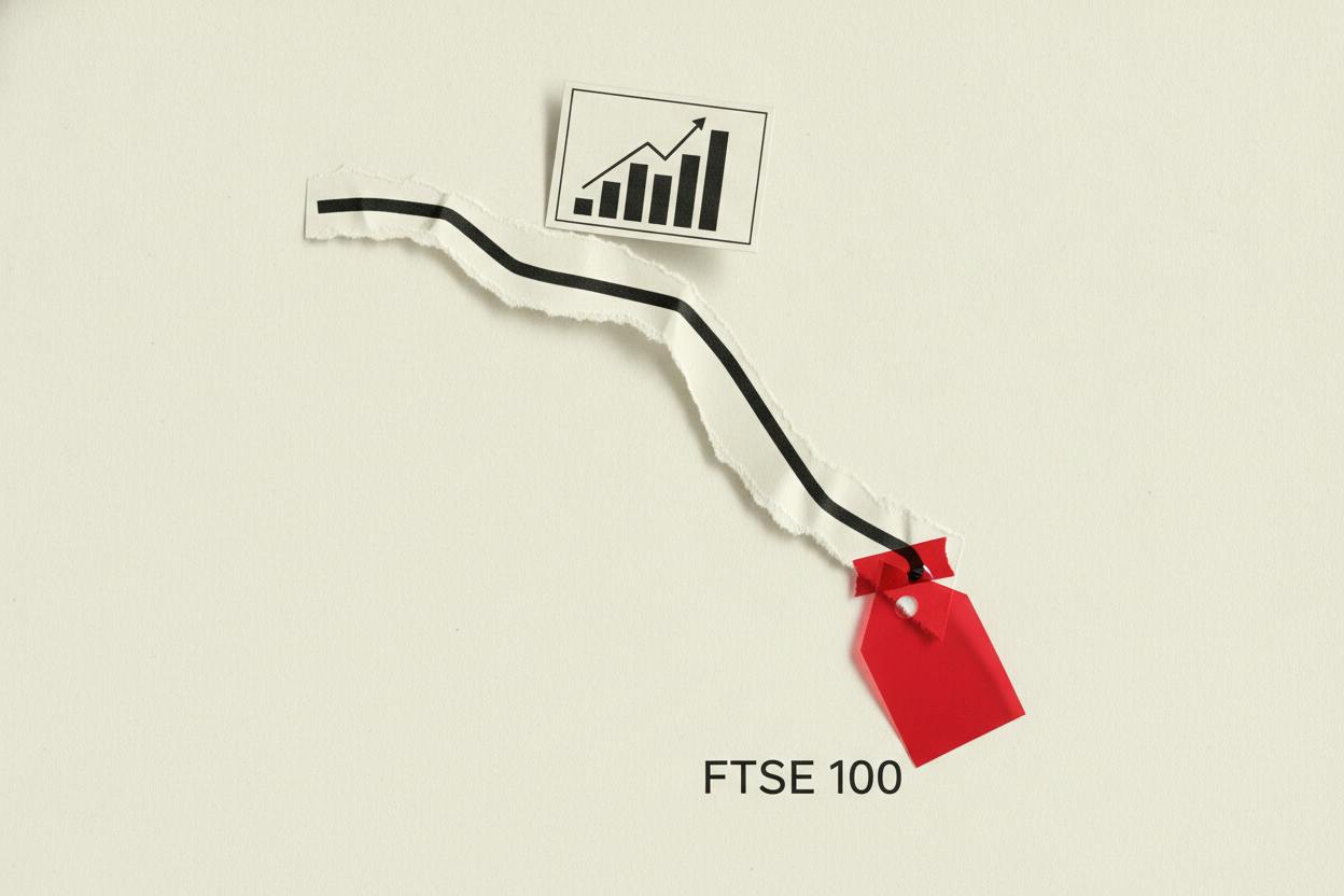 FTSE 100 slips as IMF lifts UK growth forecast