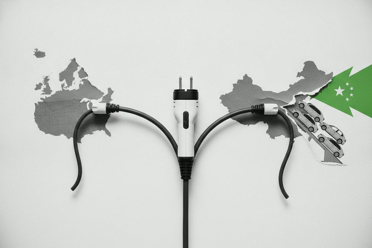 Global EV Sales Slip 2% as Europe Hits Record but US and China Retreat