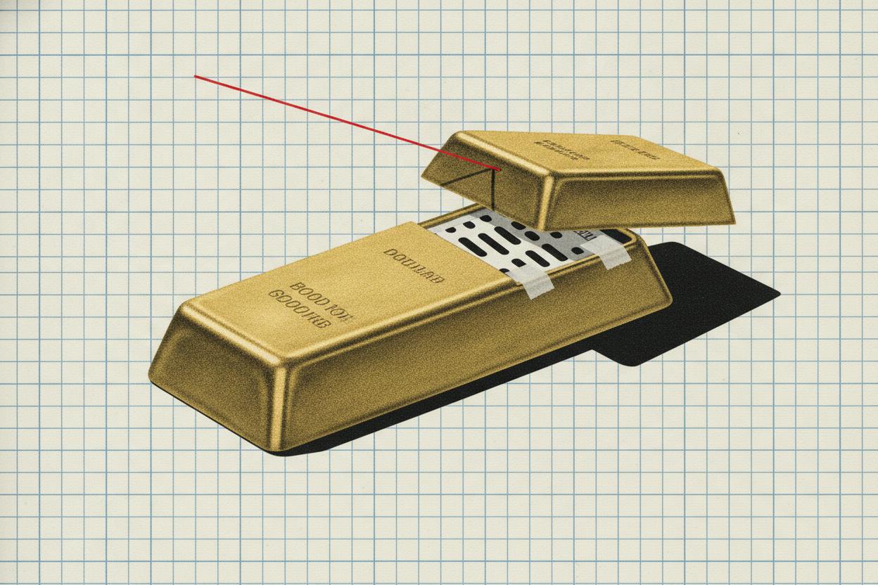 Gold edges higher as dollar softens, Fed decision looms