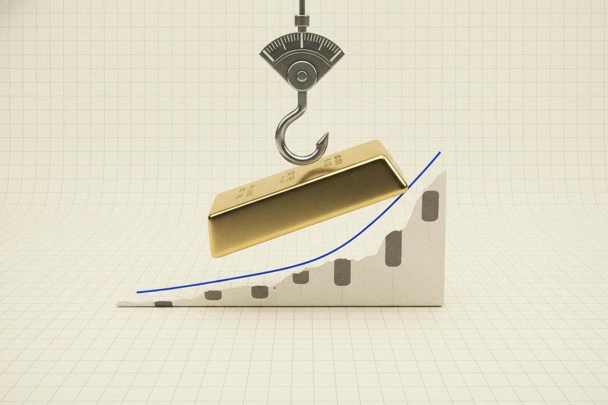 Gold edges up as dollar softens, but rate worries cap gains