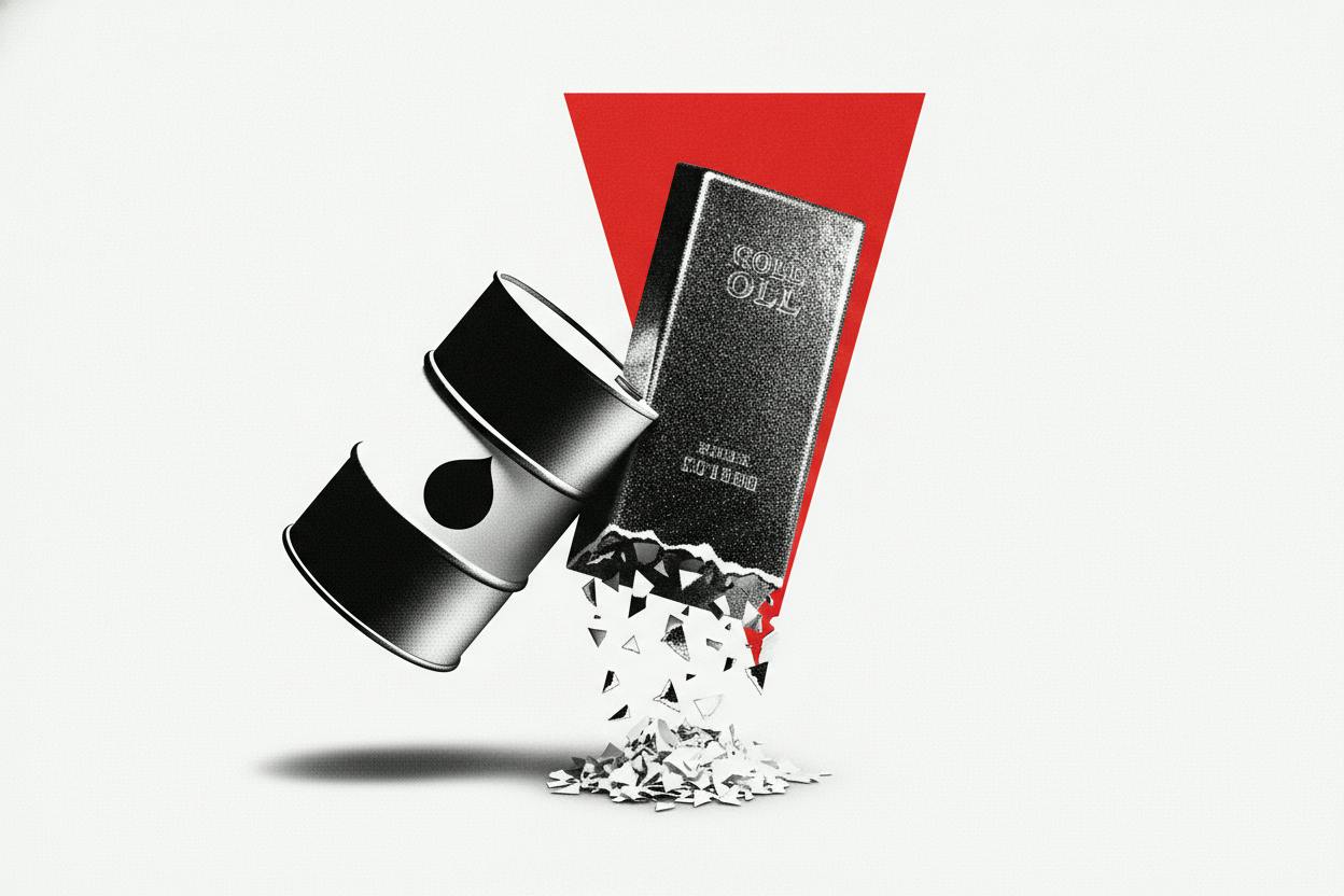 Gold Slips Below $4,000 as Oil and Rate Fears Bite