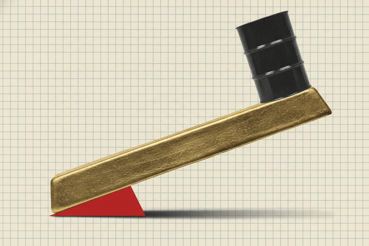 Gold slips to $4,349 as oil-driven inflation fears keep Fed rates high