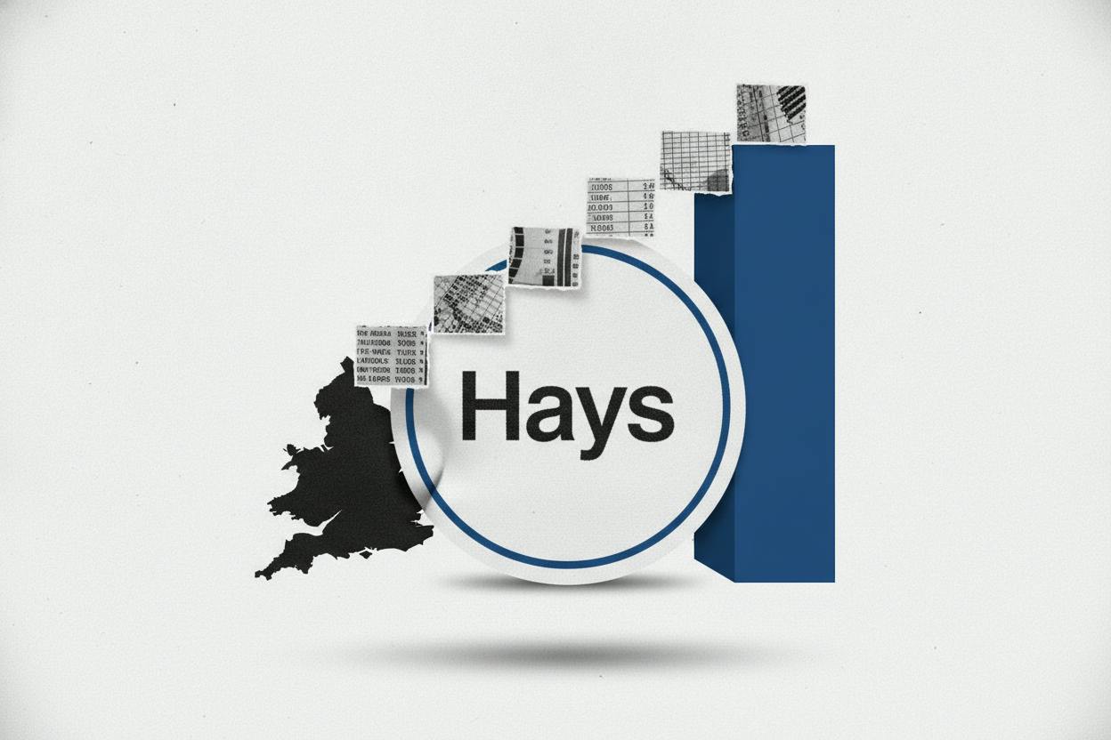 Hays' Fee Slide Hits 14 Quarters as US Strength Offsets Europe Weakness