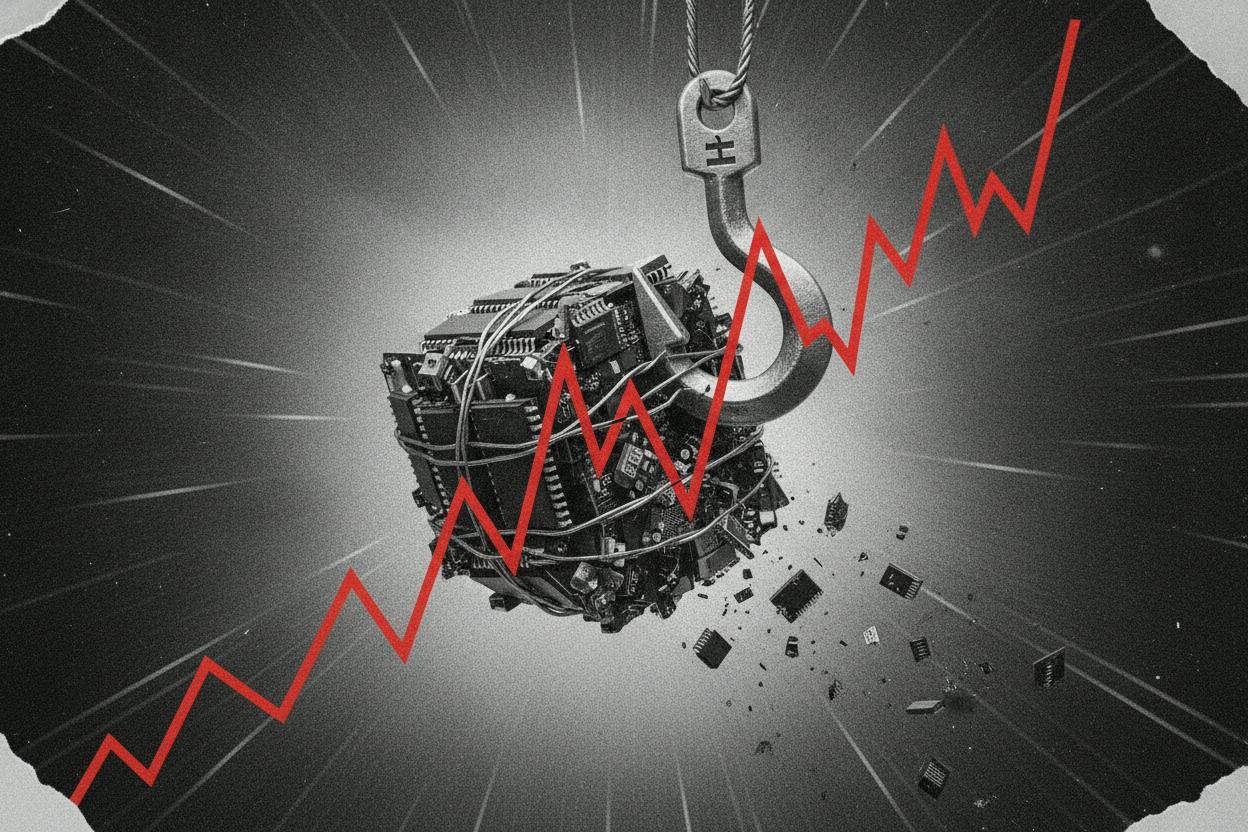 Hedge funds hit by crowded AI unwind after hot inflation print
