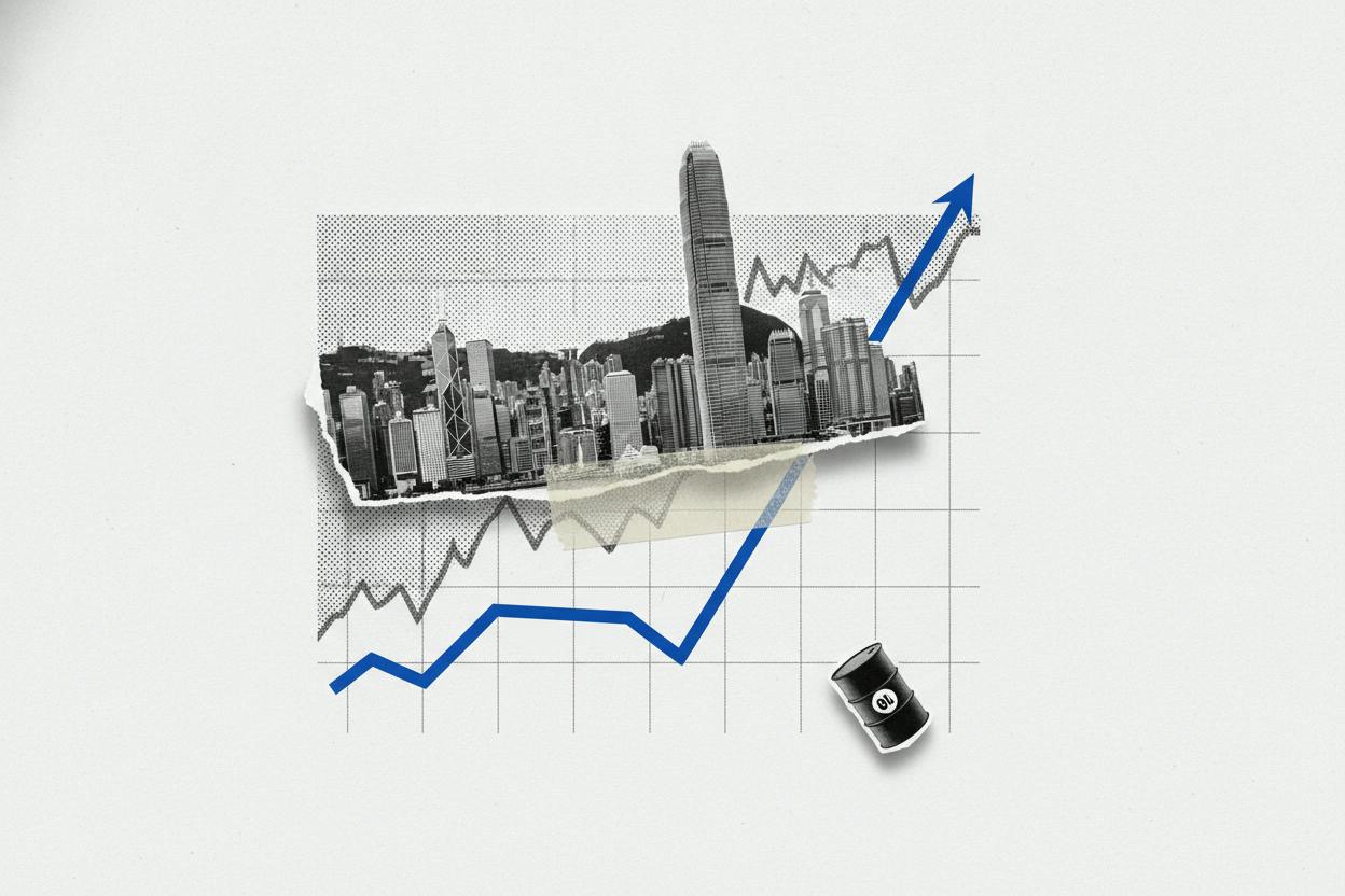 Hong Kong stocks climb 1% as Nasdaq record and softer oil lift sentiment
