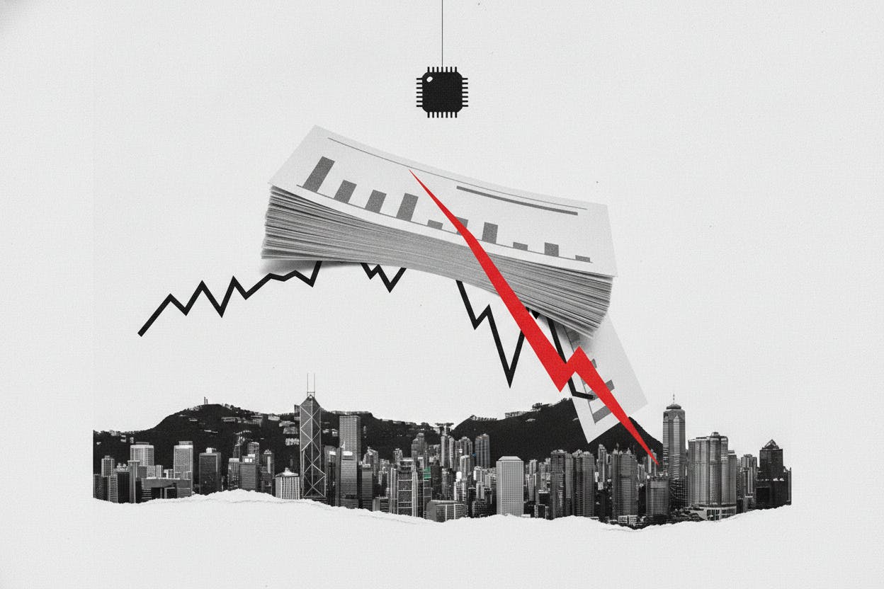 Hong Kong stocks slip as Alibaba's $10B AI share sale spooks investors