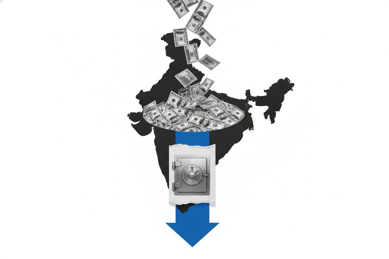 India's central bank pulls in nearly $32 billion via dollar inflow schemes
