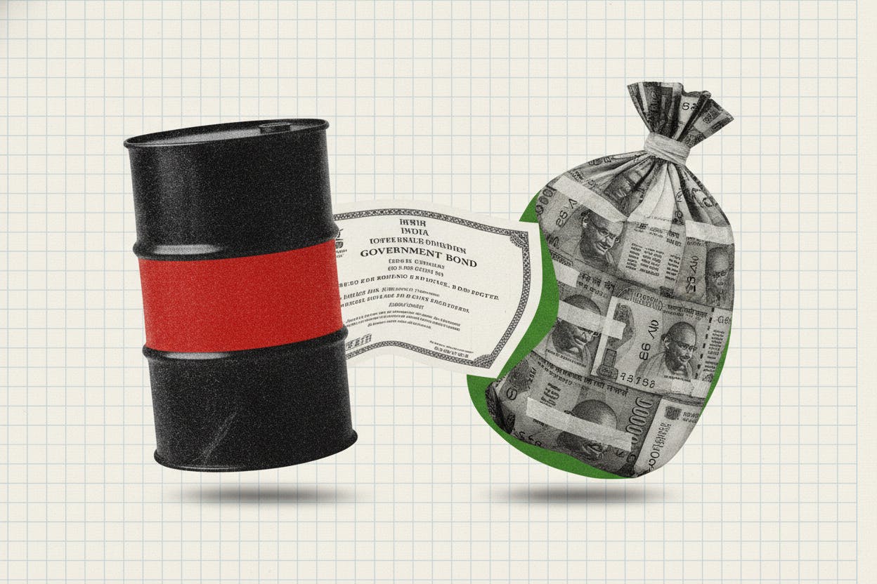 Indian bonds caught between rising oil and record cash pile