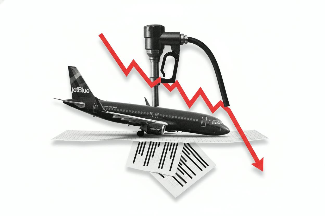 JetBlue shares slide 13% as investors demand clearer cash plan