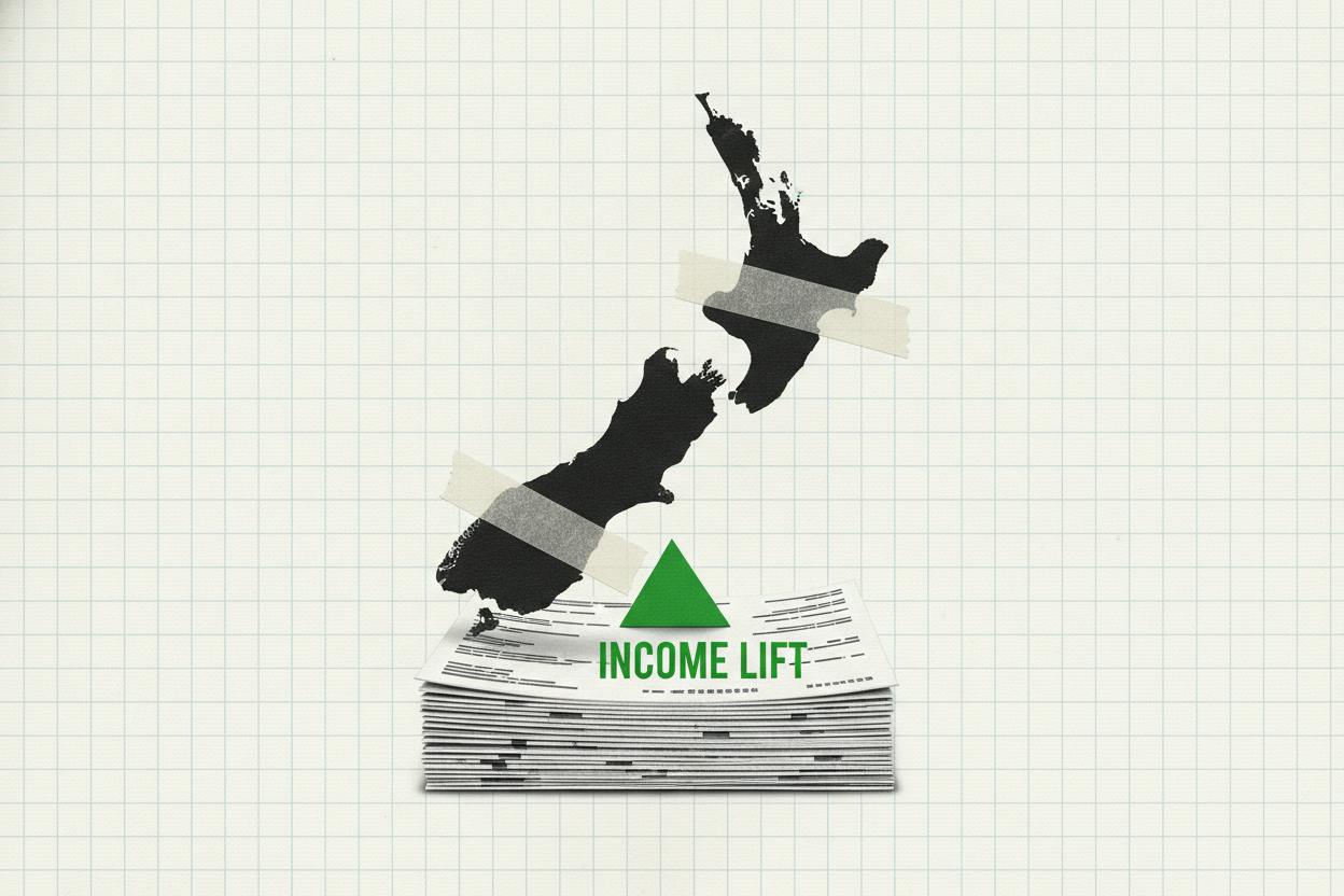 Kiwi incomes rise but falling land values trim household wealth
