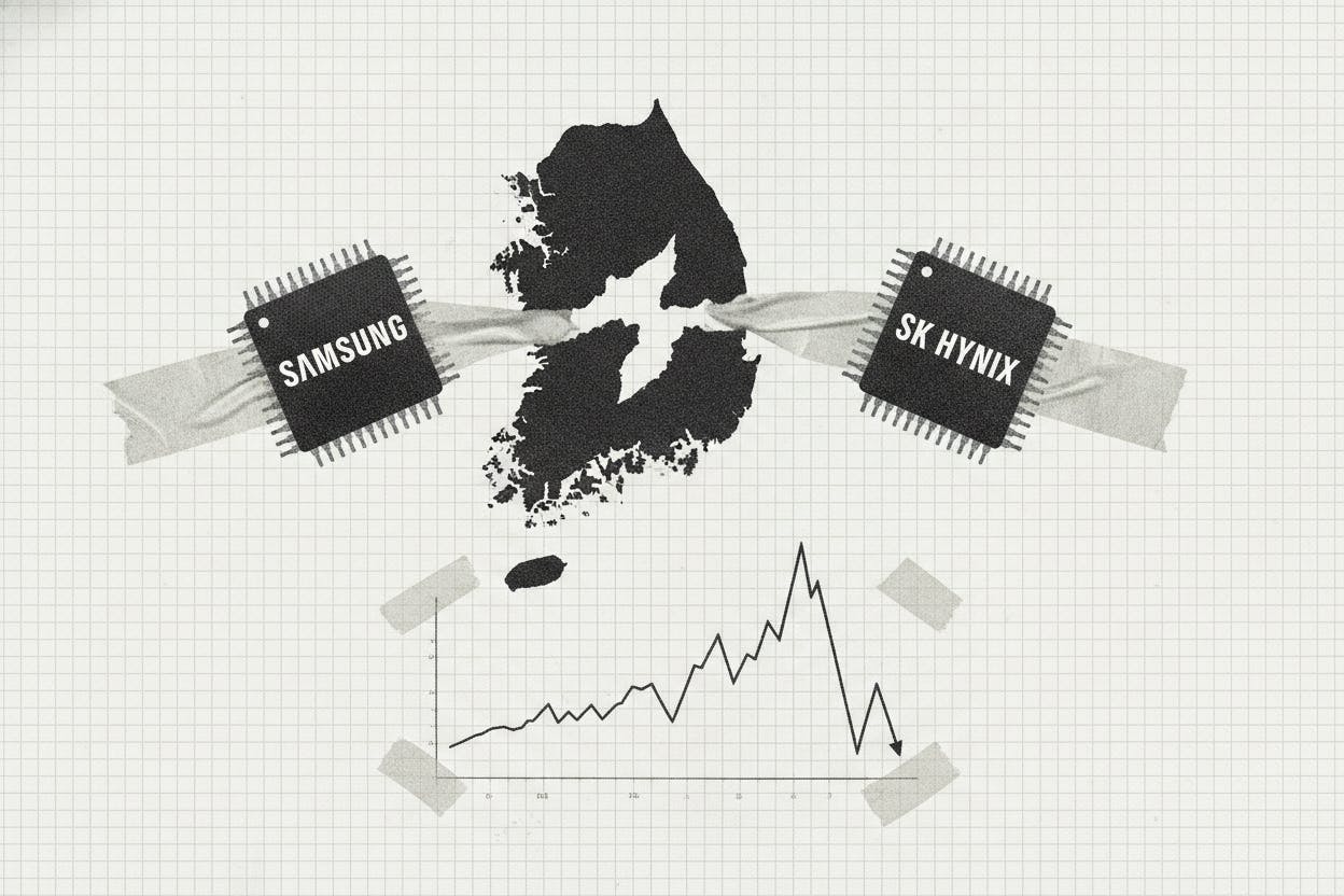 KOSPI swings as chip stocks diverge, won steady
