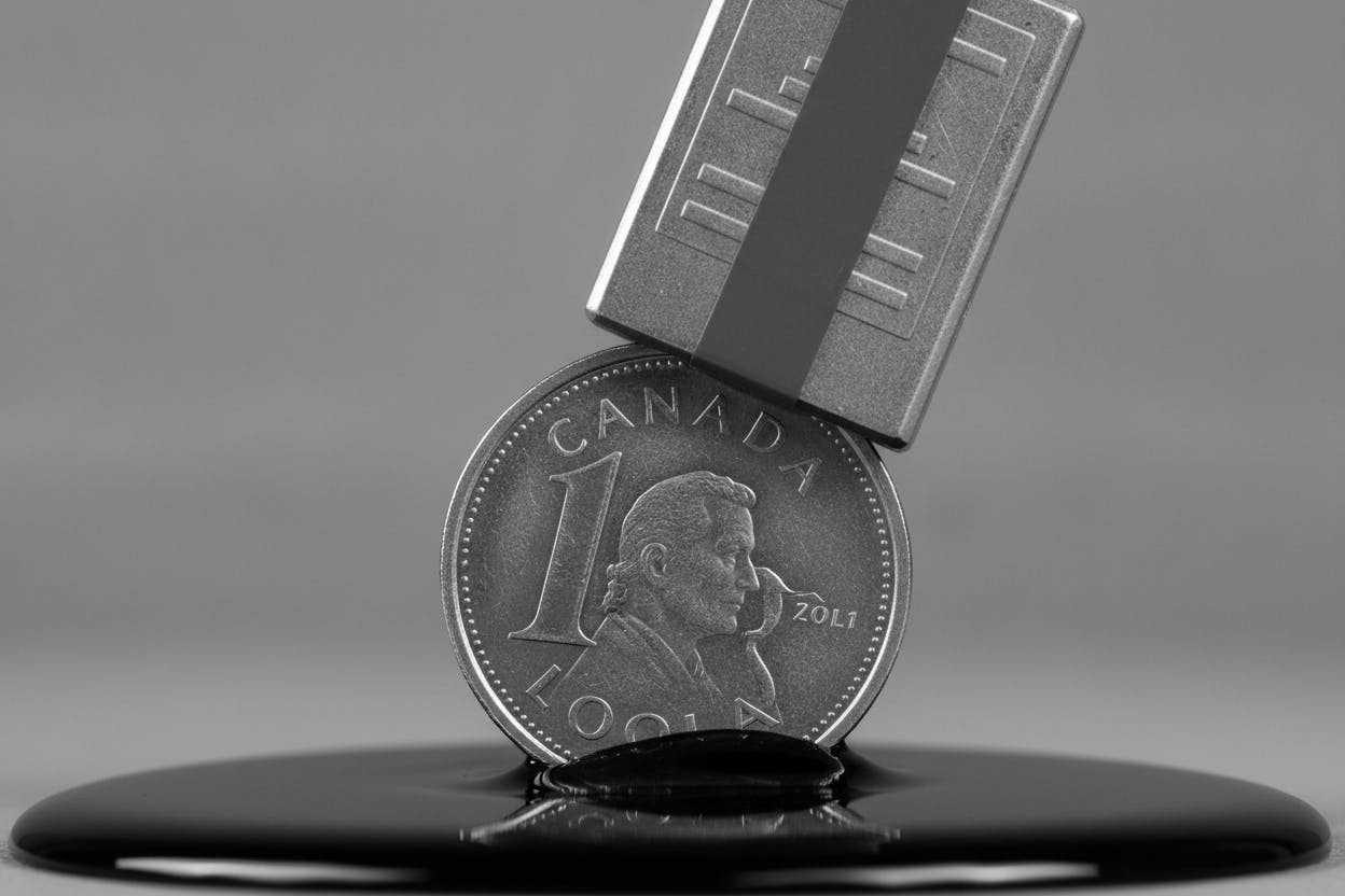 Loonie Edges Up on Oil Rally, But US Tariffs Cap Gains