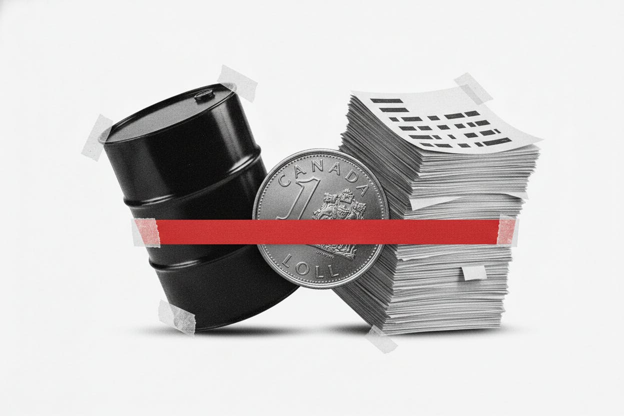 Loonie Lags Peers as Oil Cools and US Tariff Risks Loom