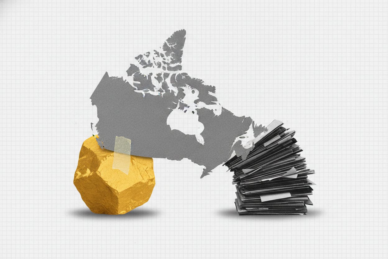 Materials rally lifts TSX as gold jumps 4.1%, banks slip before earnings