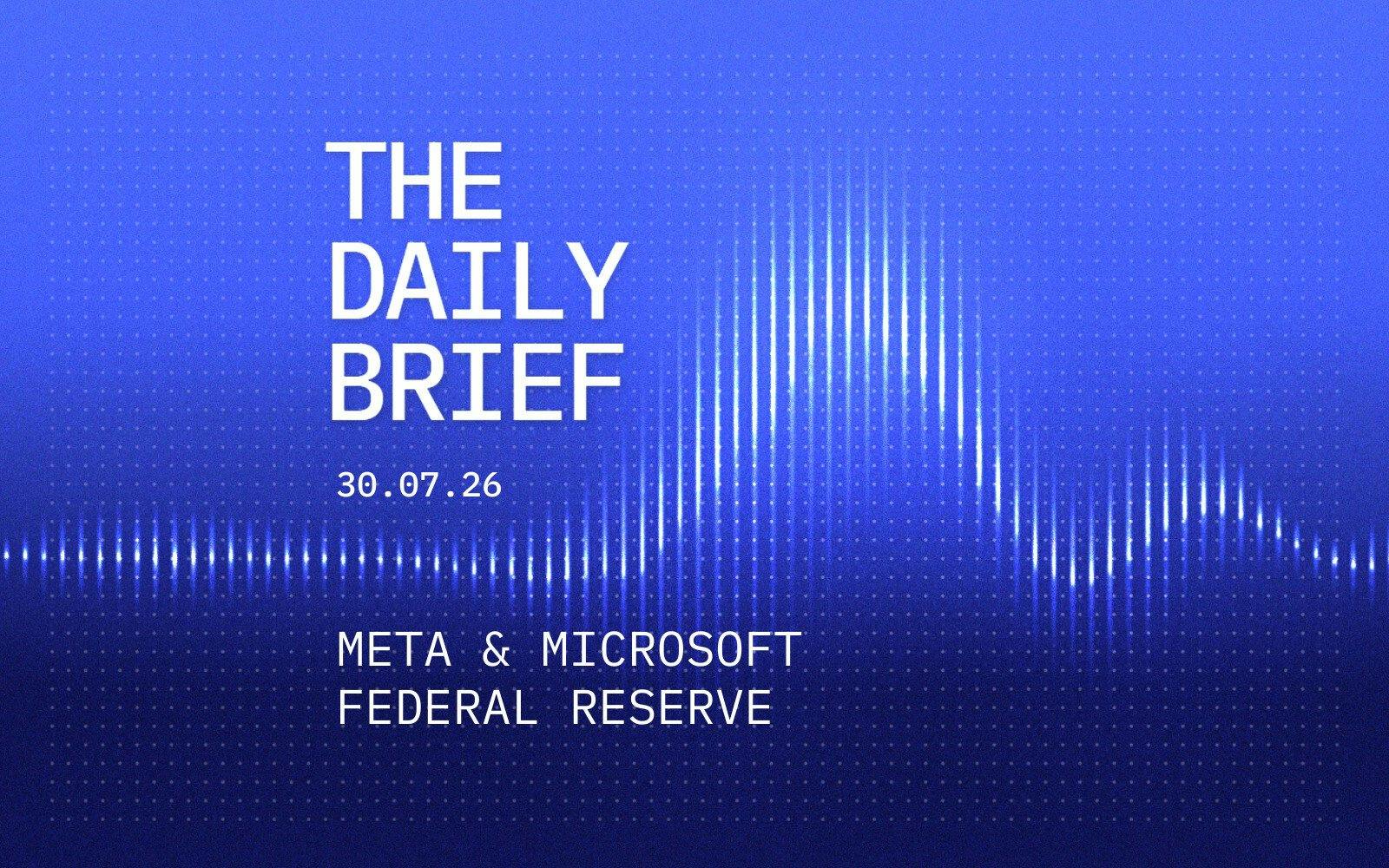 Microsoft earnings shine, Meta mixed as Fed holds rates steady