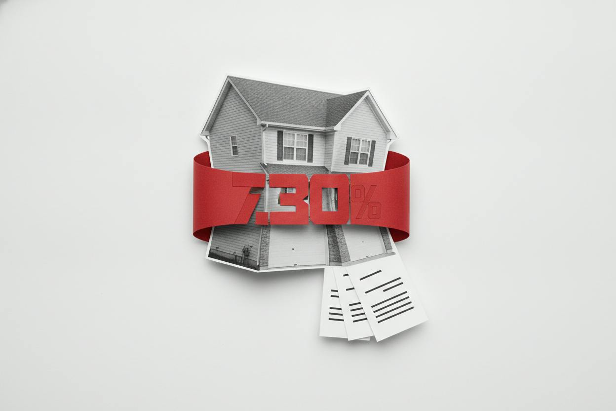 Mortgage applications slide 6% as 30-year rates hit 7.30%