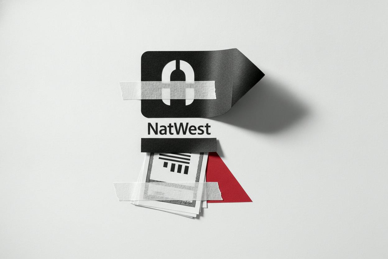 NatWest to exit US and European bond dealing as financial stocks slip