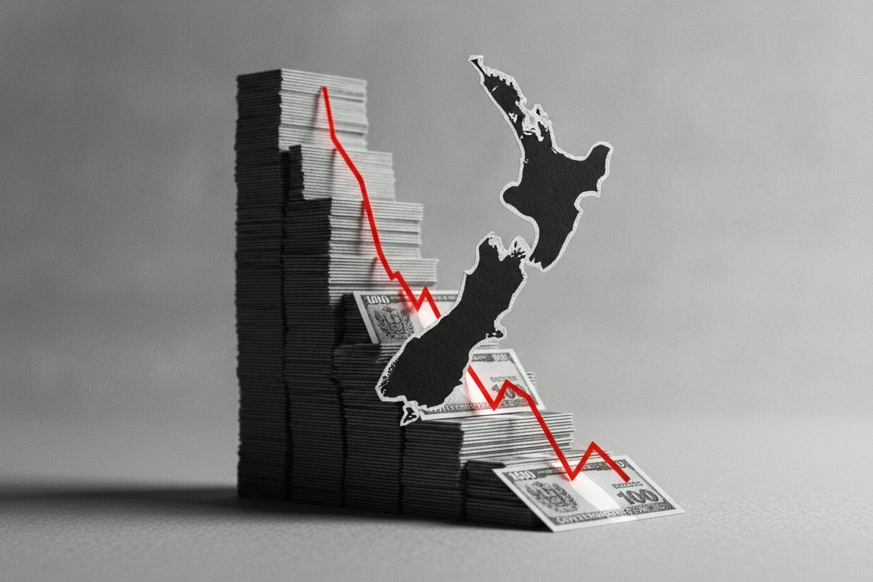 New Zealand Stocks Fall as Rising Bond Yields Pressure Global Markets