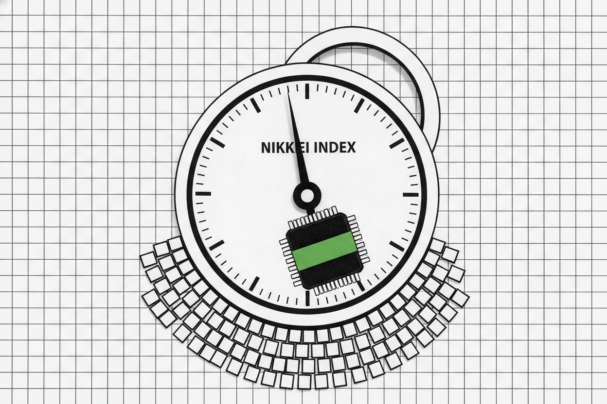 Nikkei slips 0.9% as chip selloff offsets broad gains