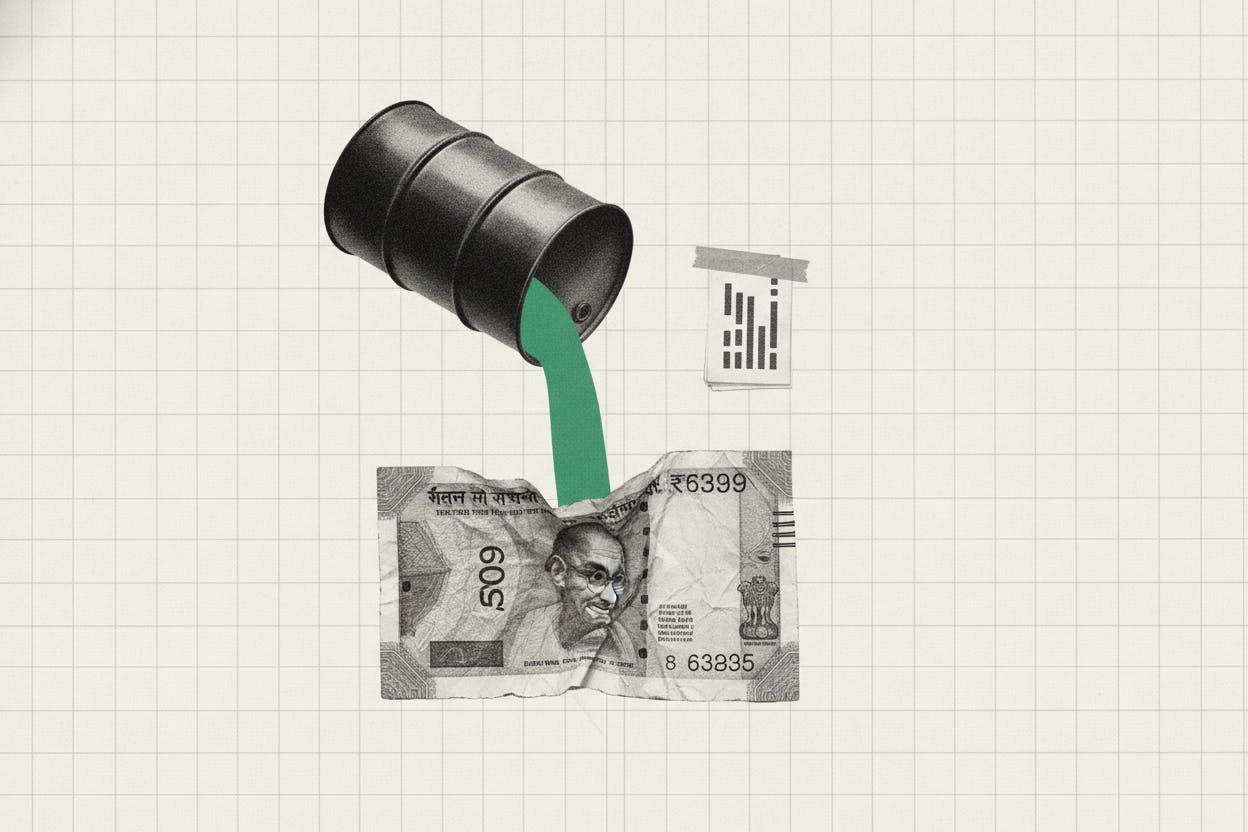 Oil Above $100 Pushes Indian Rupee Toward Record Low as RBI Weighs Intervention