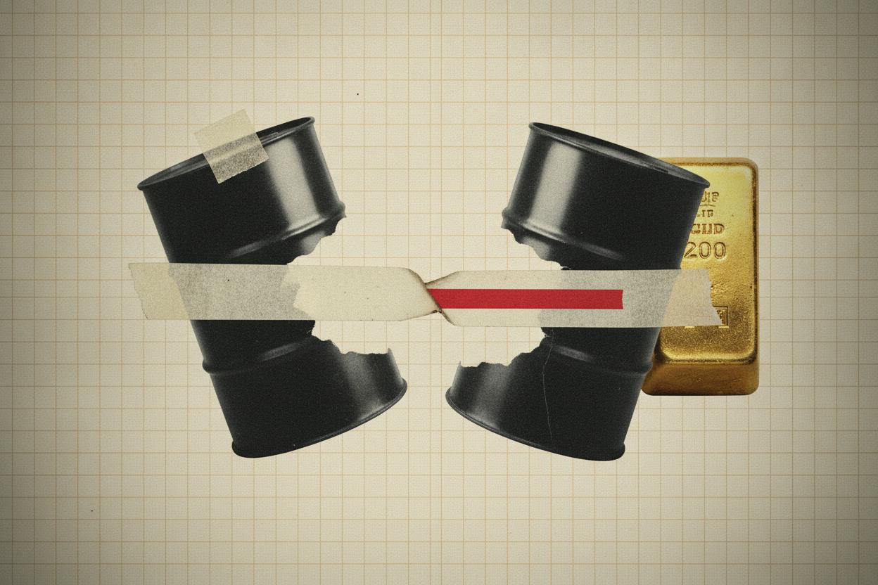 Oil and Gold Diverge as Hormuz Tensions Meet Hot Producer Inflation