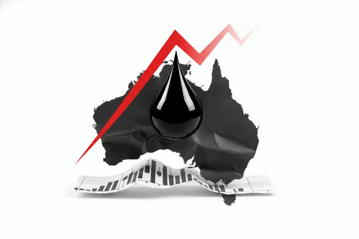 Oil jumps 3% on Houthi strike, Australian shares under pressure